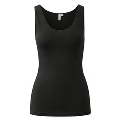 Q/S designed by Débardeur élastique coupe slim   - noir (9999)