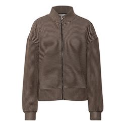 Street One Structured two-tone jacket - brown (27103)