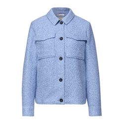 Street One Overshirt in Wolloptik - blau (17150)