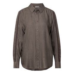 Street One Blouse with galloon stripes - brown (17142)