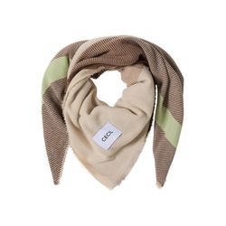 Cecil Patterned scarf - beige/brown/green (37570)