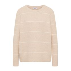 Cecil Pull rayé texturé - beige (26156)
