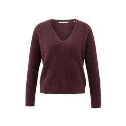 Yaya Soft jumper with V-neck - red (91619)