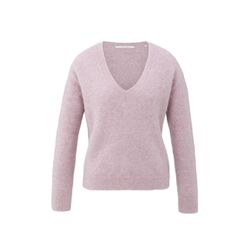 Yaya Soft jumper with V-neck - pink (53802)