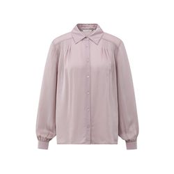 Yaya Bluse mit Plissee-Details - lila/pink (53802)