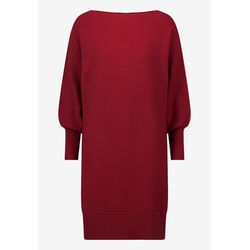 Zero Knitted dress with boat neckline - red (4515)