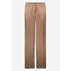 Zero Pants with crinkle effect 30 inches - brown (7398)