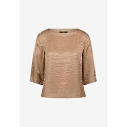 Zero Blouse with crinkle effect - brown (7398)