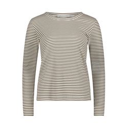 Betty & Co Streifenshirt - grün (5813)