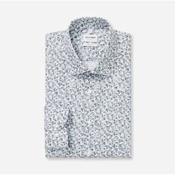 Olymp Body Fit: Businesshemd - grün/weiß (00)