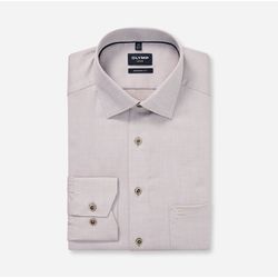 Olymp Modern Fit: Businesshemd - braun (28)