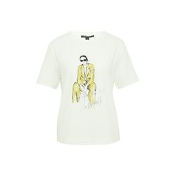 comma T-shirt with front print - white (01E7)