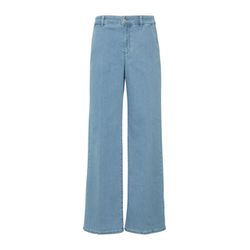 comma Elastische Wide-Leg-Jeans Loose Fit  - blau (52Z2)