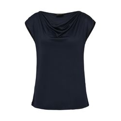 s.Oliver Black Label Viskoseshirt aus Interlock-Jersey  - blau (5959)