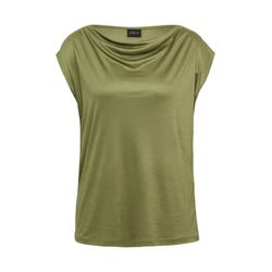 s.Oliver Black Label Shirt aus glänzender Viskose  - grün (7721)