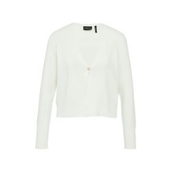 s.Oliver Black Label Feinstrickjacke aus Viskosemix  - weiß (0200)