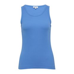 s.Oliver Red Label Top élastique avec structure côtelée - bleu (5513)