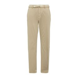 s.Oliver Red Label Chino with braided belt and garment dye - beige (8404)