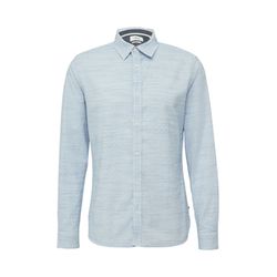 s.Oliver Red Label Slim Fit: Gemustertes Hemd mit Kentkragen - blau (55K1)