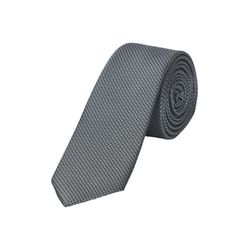 s.Oliver Black Label Krawatte aus Seidenmix mit Jacquard-Muster - grau (95M1)