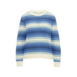 s.Oliver Red Label Pullover mit Strickmuster  - blau (55G8)