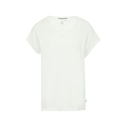 Q/S designed by Modalmix-Shirt mit Spitzenblende - weiß (0200)