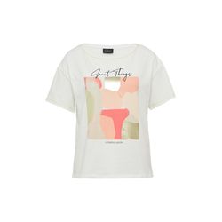 s.Oliver Black Label T-Shirt im Loose Fit  - weiß (02D0)