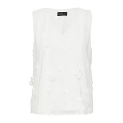 s.Oliver Black Label Sleeveless V-neck blouse - white (0200)