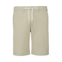 s.Oliver Red Label Chino-Shorts aus Baumwollstretch in melierter Optik - beige (81K7)
