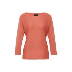 s.Oliver Black Label Fine knit sweater with glitter yarn - orange (3221)