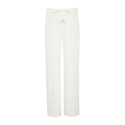 comma Fließende Hose mit Wide Leg   - weiß (0120)
