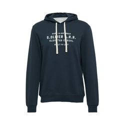 s.Oliver Red Label Hoodie with embroidery - blue (58D1)