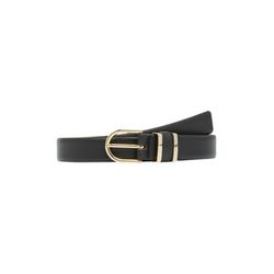 s.Oliver Black Label Ledergürtel mit Dornschließe  - schwarz (9999)