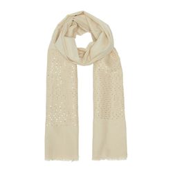 s.Oliver Black Label Festiver Schal mit Pailletten  - beige (8061)