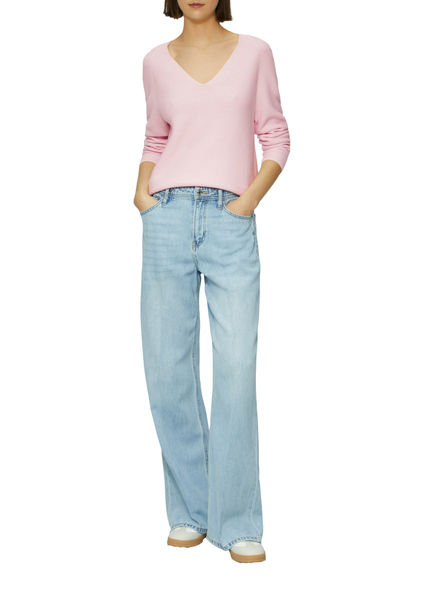 s.Oliver Red Label Strickpullover aus Baumwollmix - pink (4101)