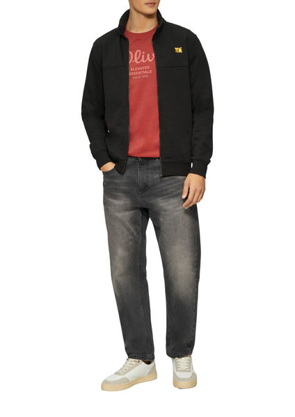 s.Oliver Red Label T-Shirt mit Label-Print - rot (35D1)