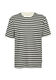 Q/S designed by Gestreiftes T-Shirt aus Sweat-Material - weiß/schwarz (02G0)