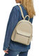 s.Oliver Red Label Rucksack in feinem Strukturmuster mit Reißverschlussfach - beige (8156)