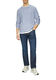 Q/S designed by Gewaschener Strickpullover mit Rollkante - blau (5320)