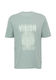 Q/S designed by Basic Rundhals T-Shirt mit Frontprint - grün (72D0)