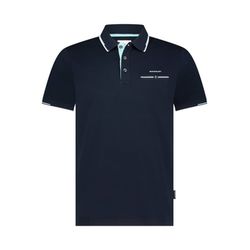 State of Art Piqué polo shirt with breast pocket - blue (5900)