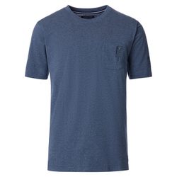 Casamoda T-Shirt mit Brusttasche - blau (126)