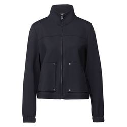 Street One Zip jacket loose fit  - blue (15899)