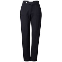 Street One Casual fit trousers - blue (15899)