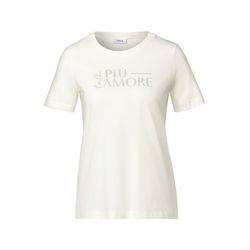 Cecil T-shirt with wording - white (33474)