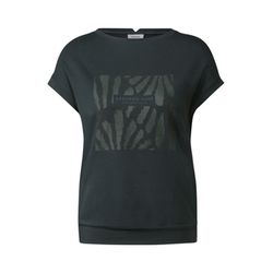 Cecil T-shirt with glitter print - green (36563)