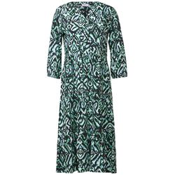 Cecil Gemustertes Volant-Kleid - grün (36563)
