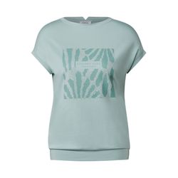 Cecil T-shirt with glitter print - green (36560)