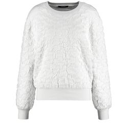 Taifun Baumwoll-Pullover mit Struktur - weiß (09700)