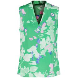 Taifun Bluse ohne Arm - grün (05722)